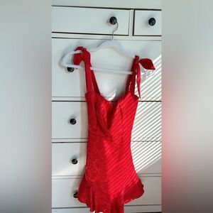 Lucy in the Sky Vibrant Red Dress